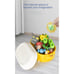 3pcs Cartoon Children's Toy Storage Bucket Household Sorting Box Cute And Fun Li