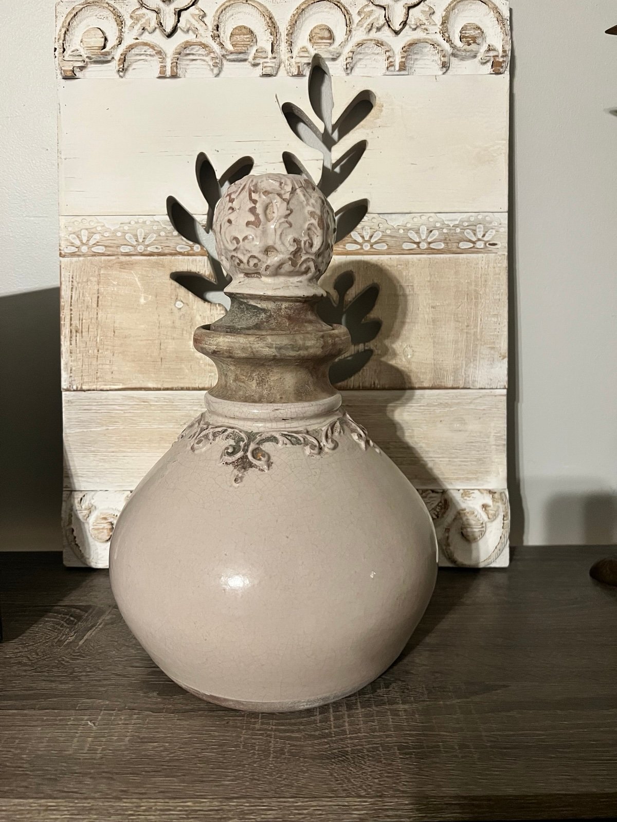 Vintage Terracotta Glazed Vessel