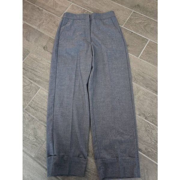 Zara Wide Leg High Waisted Trouser Pants Size Small