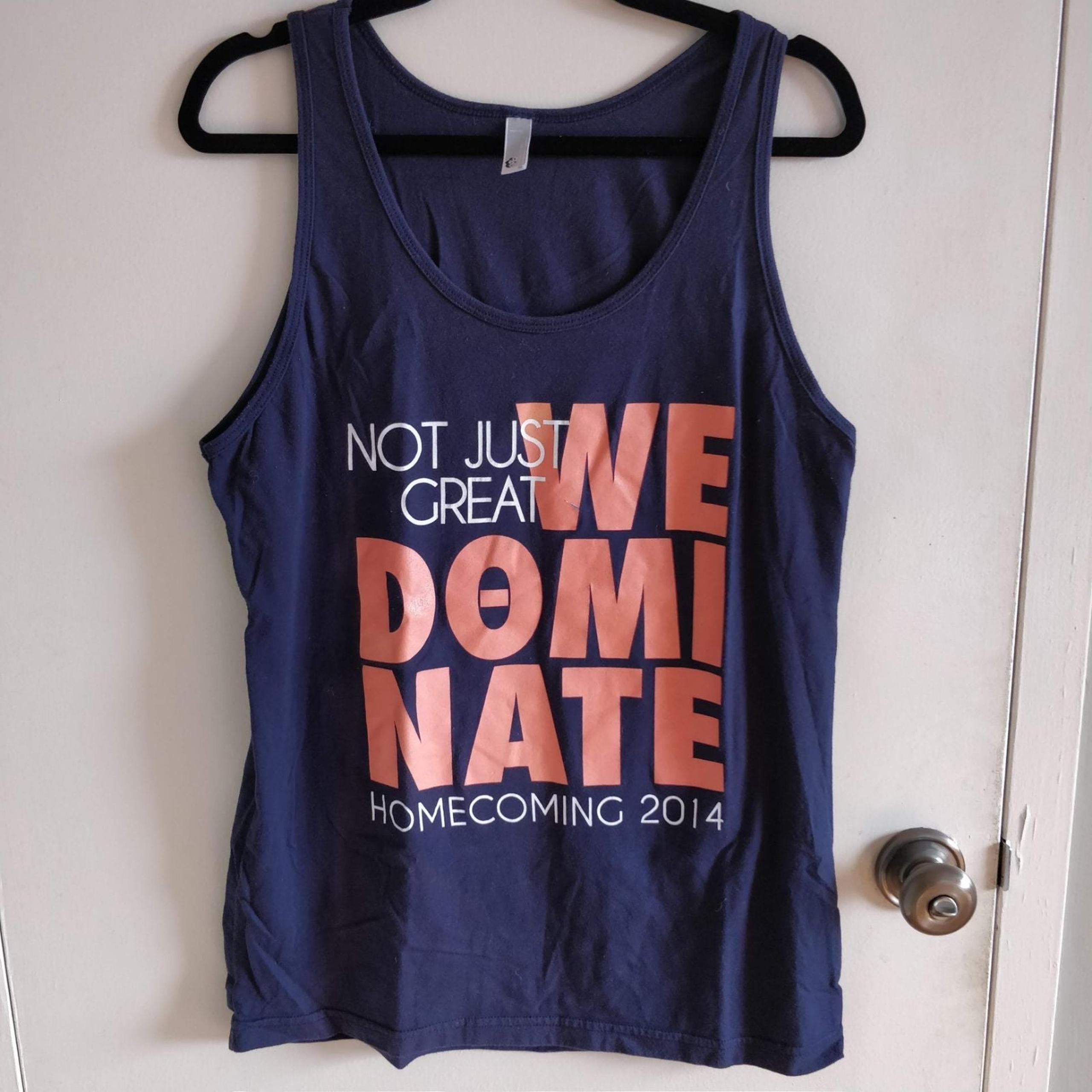 Theta Homecoming Tank - American Apparel