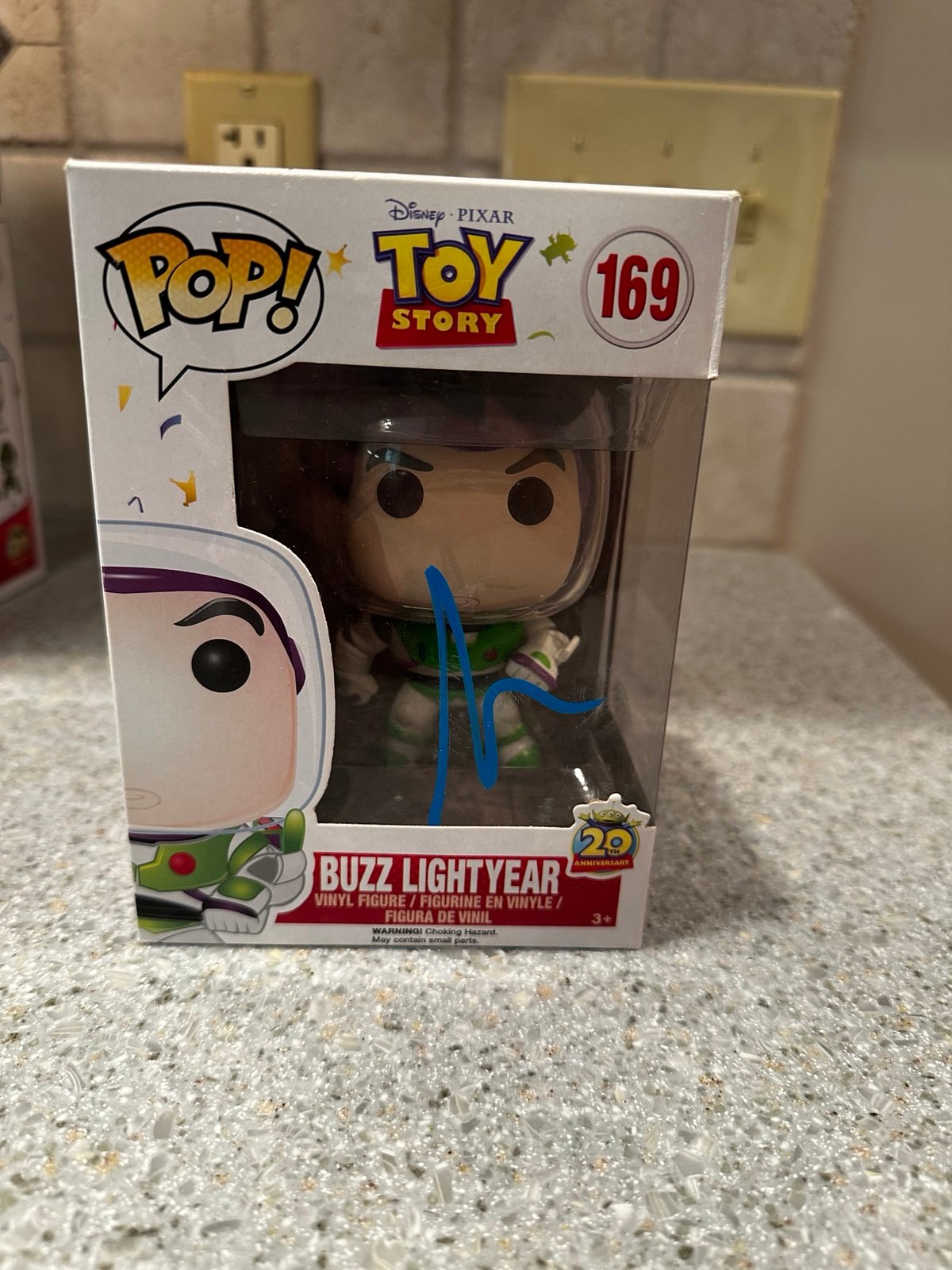 Toy Story Buzz Lightyear Funko Pop signed