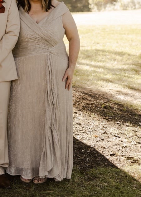 Montage by Mon Cheri Champagne Gown