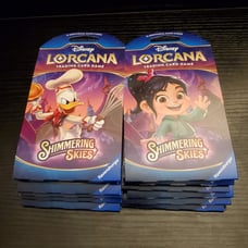Disney Lorcana Shimmering Skies Sleeved Booster Packs