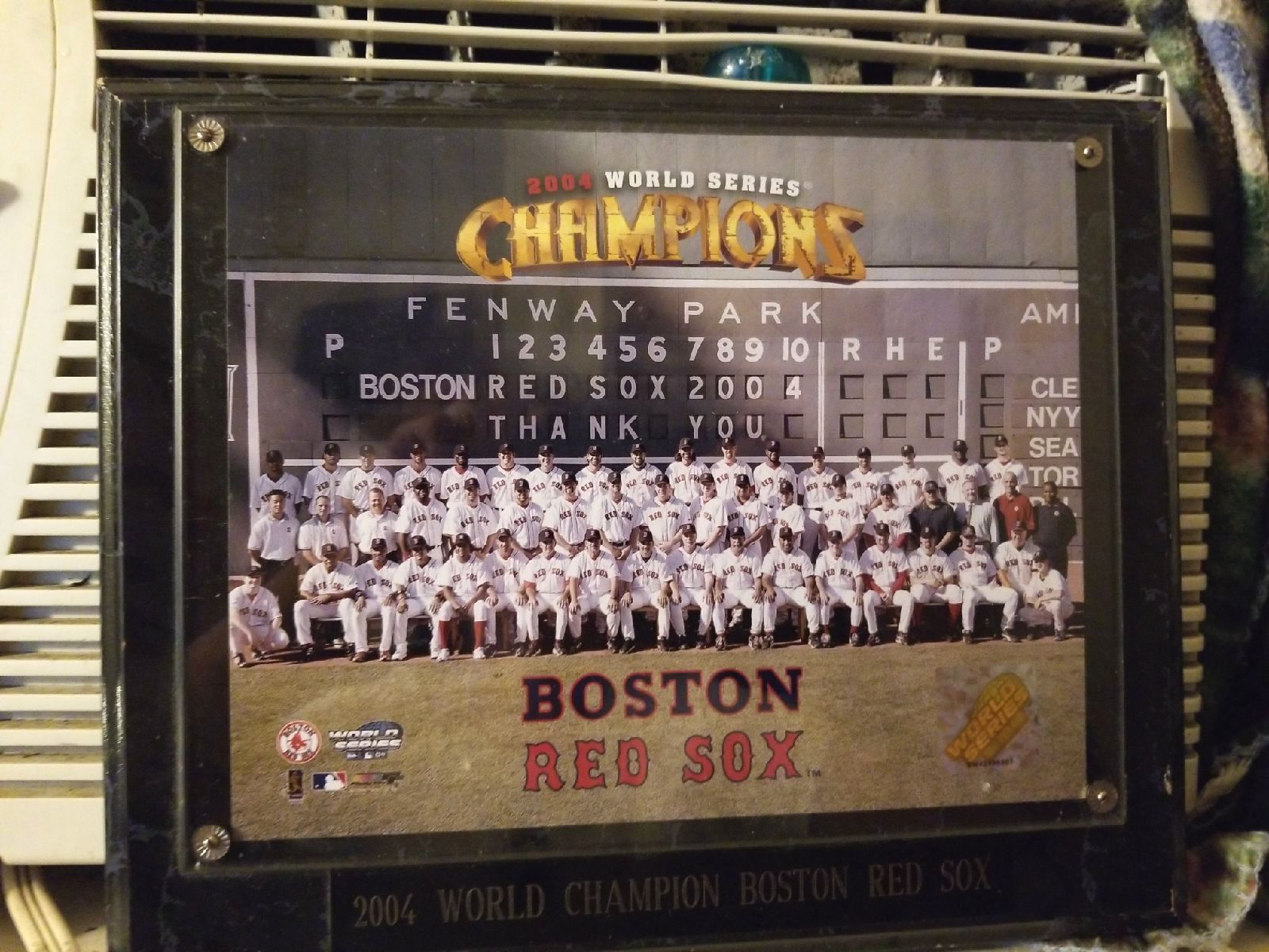 2004 world champion Boston red Sox team