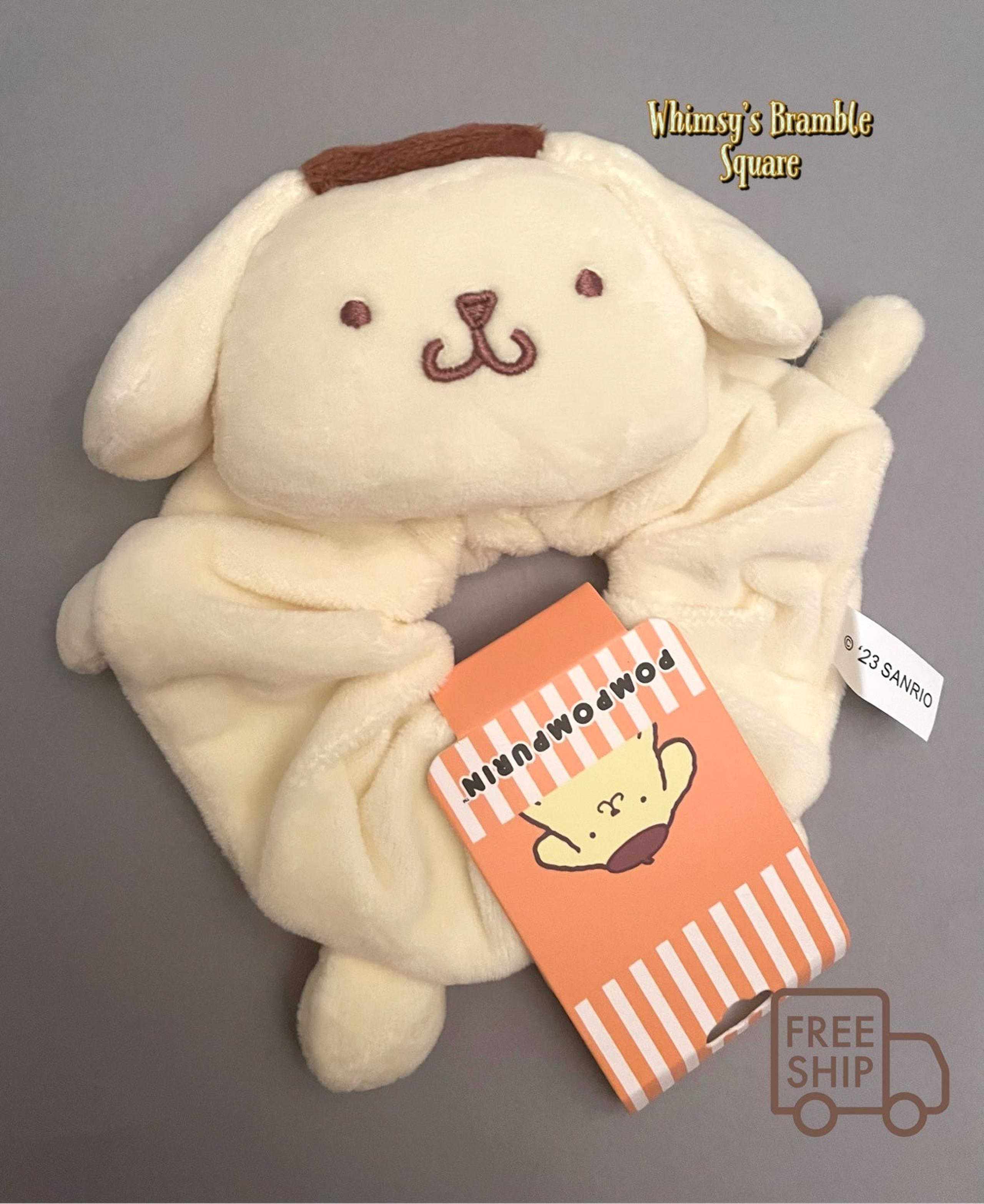 Sanrio Figural Pompompurin Hair Scrunchie NWT