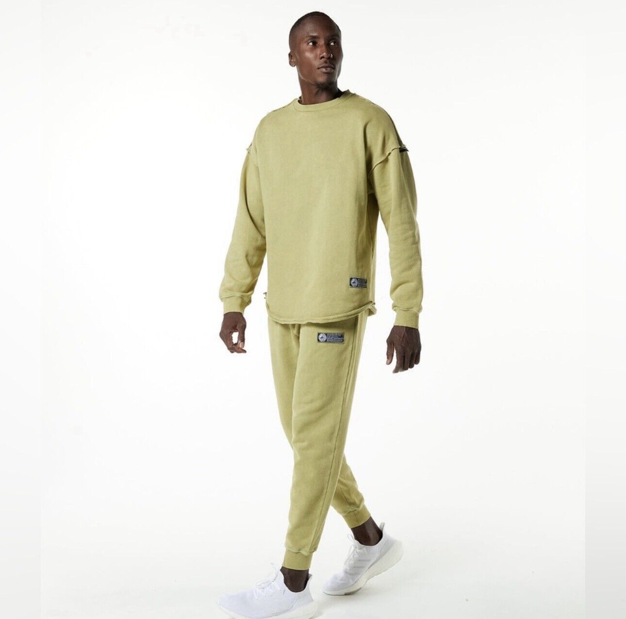 Alphalete Men’s Terry Oversized Pullover- Jade Green Size Medium