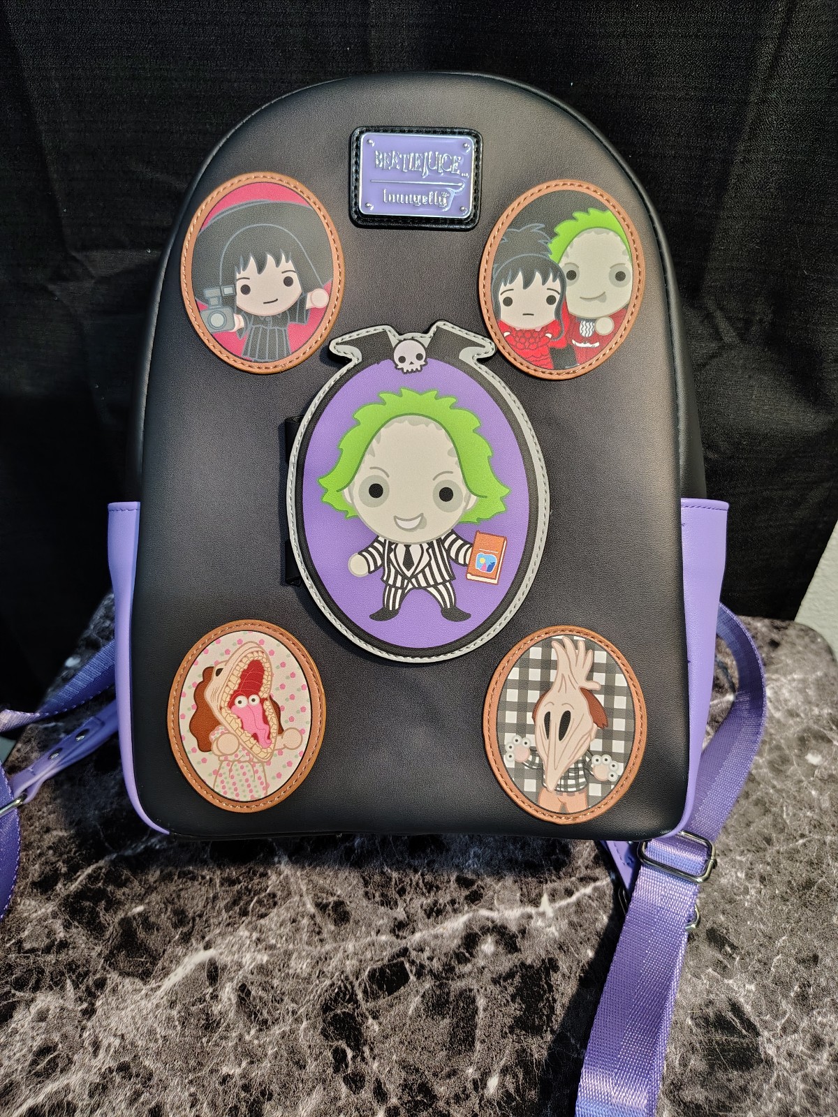 Beetlejuice mini backpack