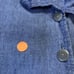 Flax Jacket Womens Sz 24/26 Blue Tunic Button Front Pockets Linen 3/4 Sleeve