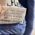 Flax Jacket Womens Sz 24/26 Blue Tunic Button Front Pockets Linen 3/4 Sleeve