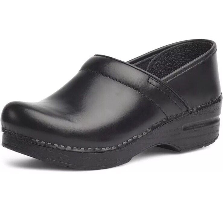 Dansko Professional Black Cabrio Slip-on Clogs NEW W/Out Box Shoes Work EU 39
