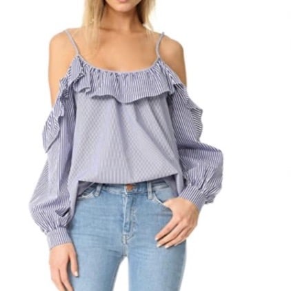 Parker Women's Long Maureen Combo Blouse
