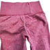 Gymshark Women's Mid Rise Vital Boost Seamless Scrunched Butt Legging Pink Small