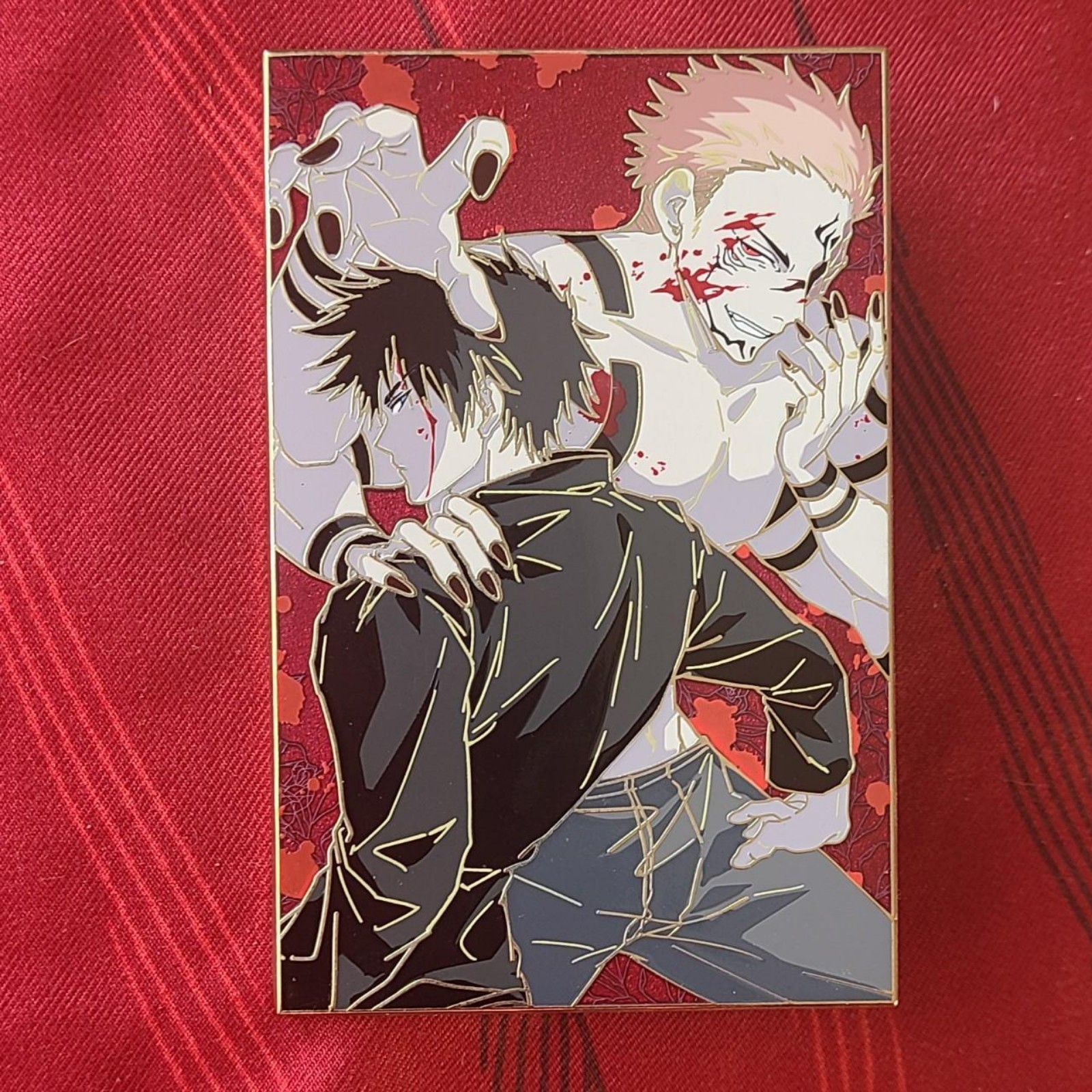 Jujutsu kaisen megumi fushiguro sukuna yuji itadori jjk anime enamel pin