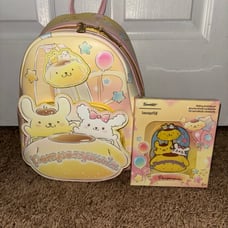Pompompurin Carnival Loungefly Mini Backpack & Pin