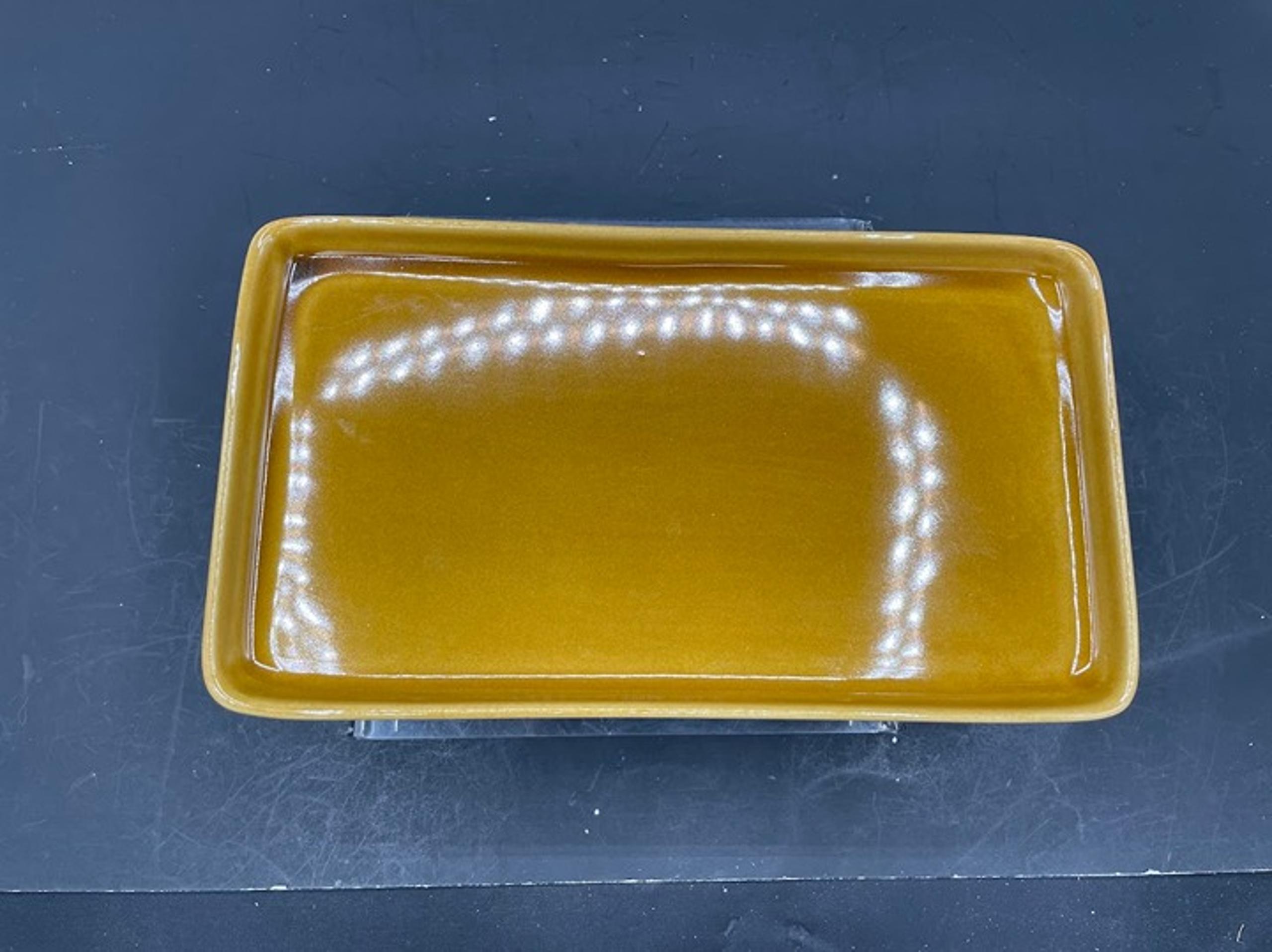 Melitta Kopenhagen Mustard Yellow Small Serving Tray 2-22 Germany
