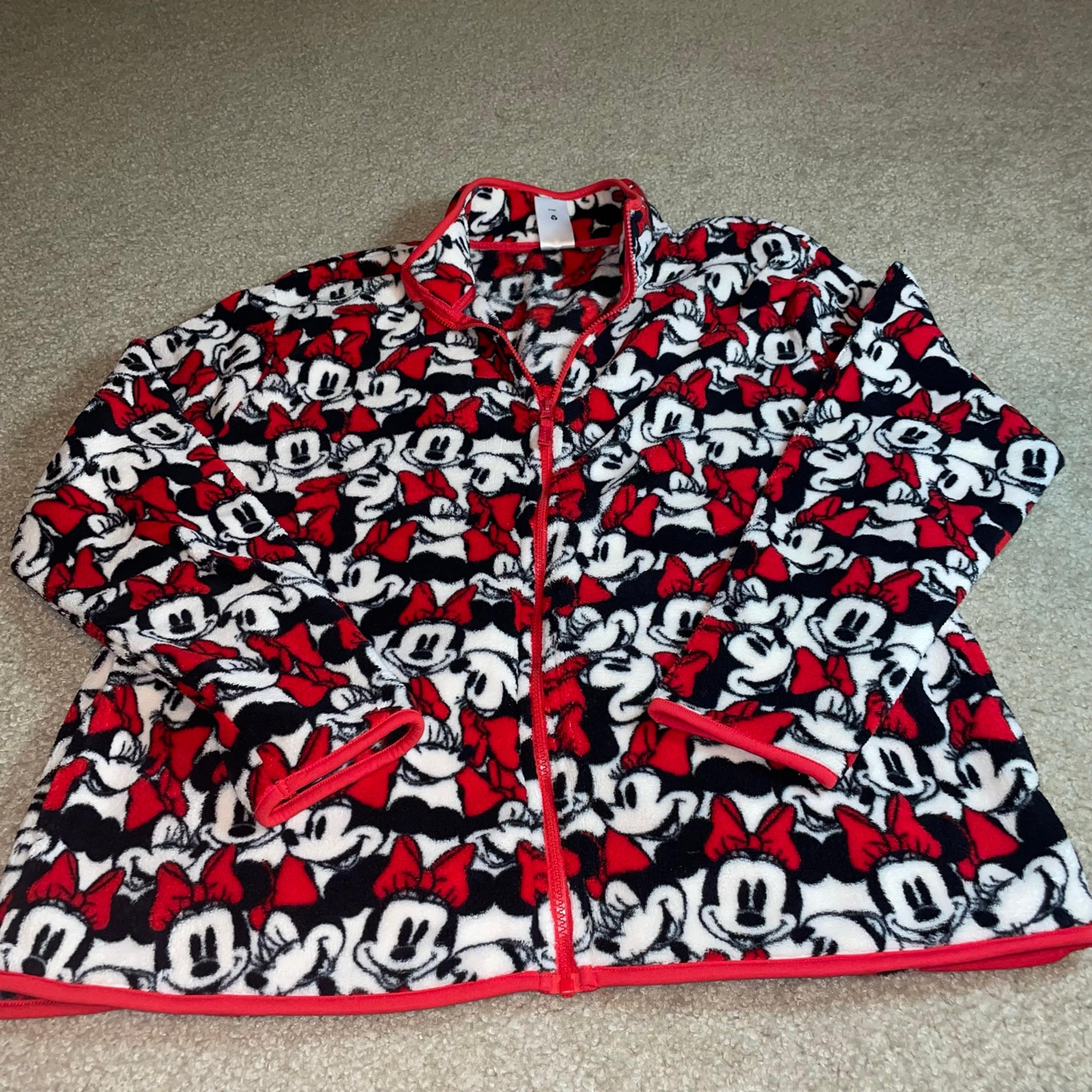 Disney Store Minnie Mouse Fleece Jacket Womens Size 2XL 2132