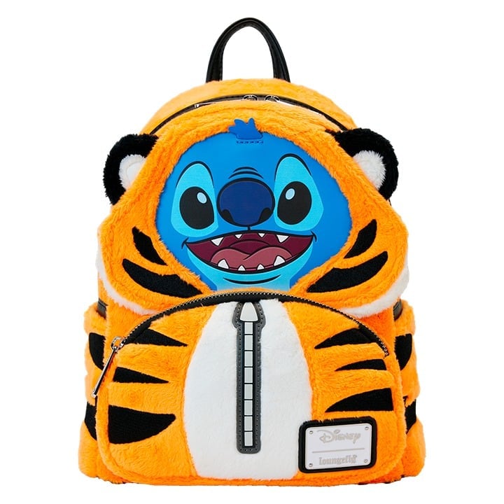 Disney Limited Edition Stitch In Rajah Costume Plush Cosplay Mini Backpack.