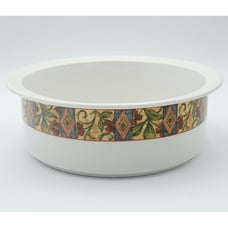Vintage 1996 Royal Doulton Cinnabar Salad Serving Bowl Fine China Indonesia