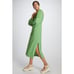 Anthropologie Maeve Low-Back Midi Dress Green