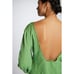 Anthropologie Maeve Low-Back Midi Dress Green