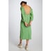 Anthropologie Maeve Low-Back Midi Dress Green