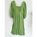 Anthropologie Maeve Low-Back Midi Dress Green