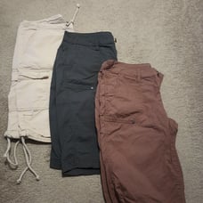 3 Pair Prana Womens Size 6 Shorts