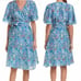 McLaughlin Wrap Dress w/batwing Sleeve NWT