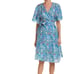 McLaughlin Wrap Dress w/batwing Sleeve NWT