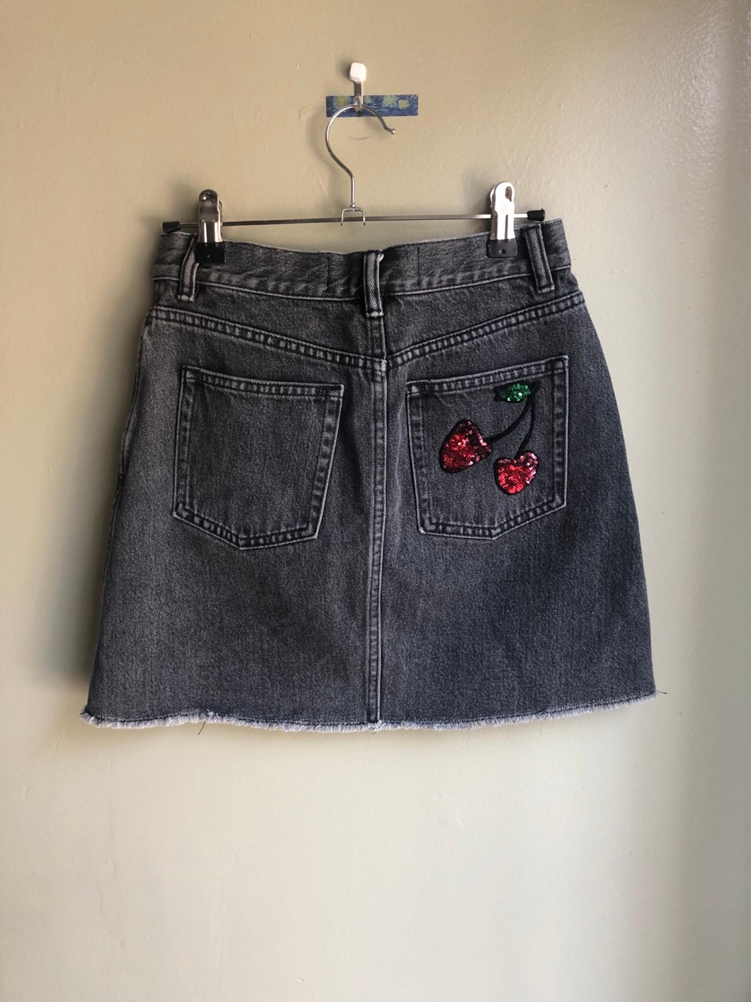 Marc by Marc Jacobs Black Denim Skirt Size: 24