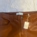 Abercrombie brown leather pants NWT