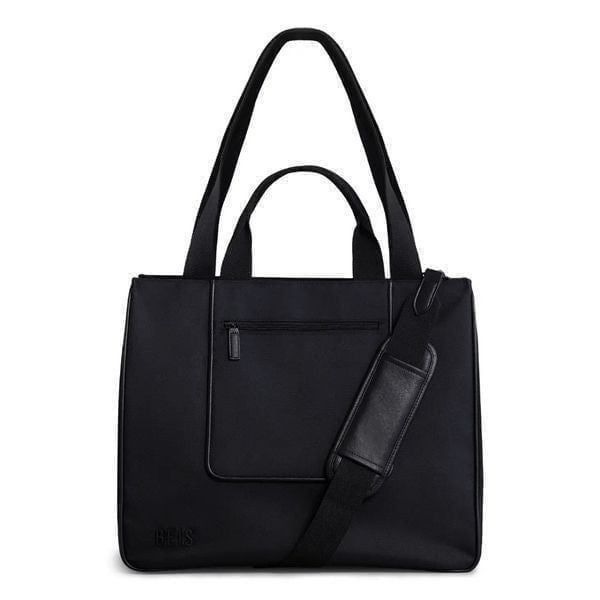 NWT BEIS The East/West Tote - Recycled Collection in BLACK