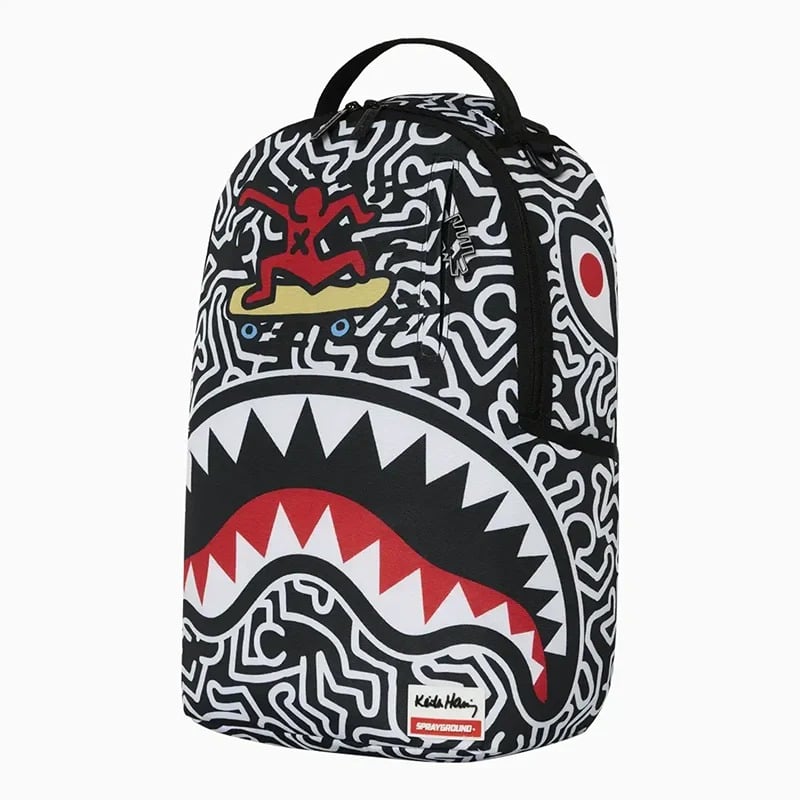 Sprayground Keith Harring Skater Guy DLXSR Backpack