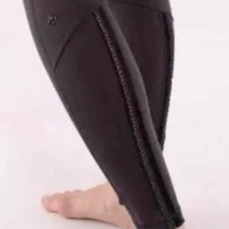 Lululemon Wunder Under Pant Special Edition Ruffle Black / Black Velvet