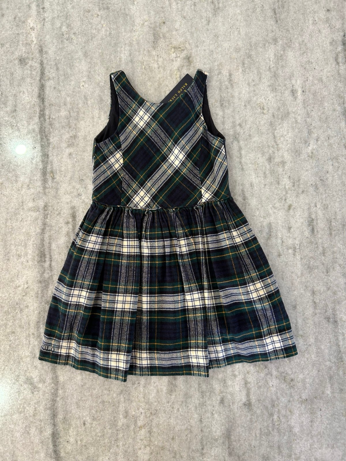 Ralph Lauren Plaid/Tartan Dress Size4-4T