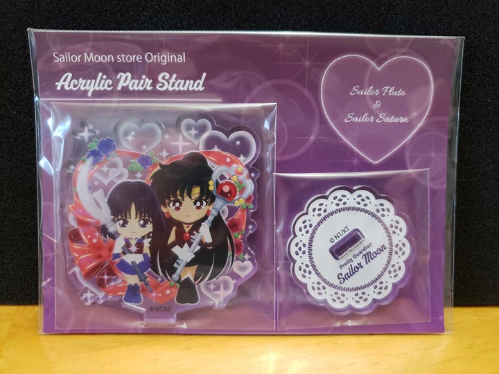 Sailor Moon Store Acrylic Pair Stand - Sailor Pluto and Saturn