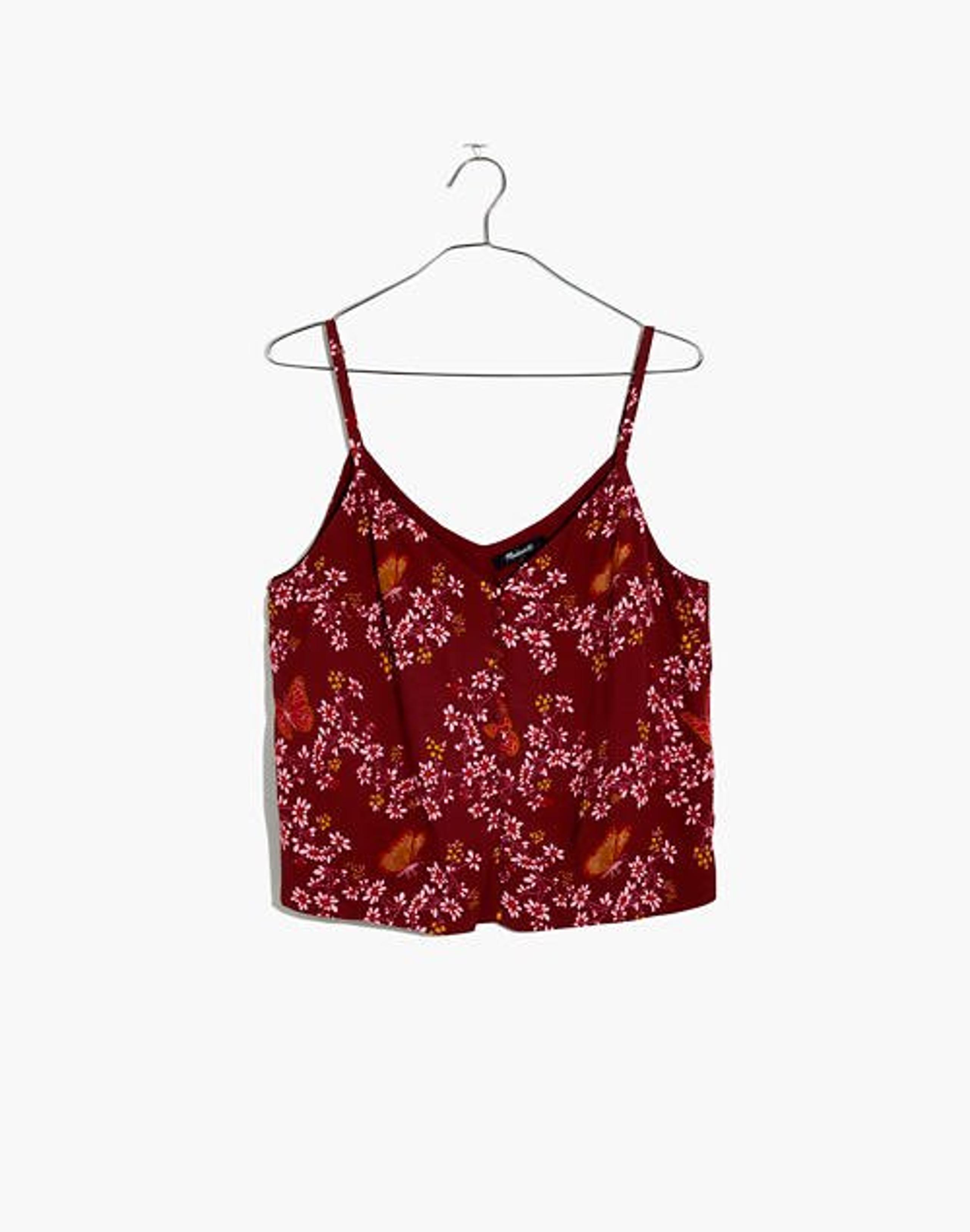 Madewell Button-Down Cami Top Size 8