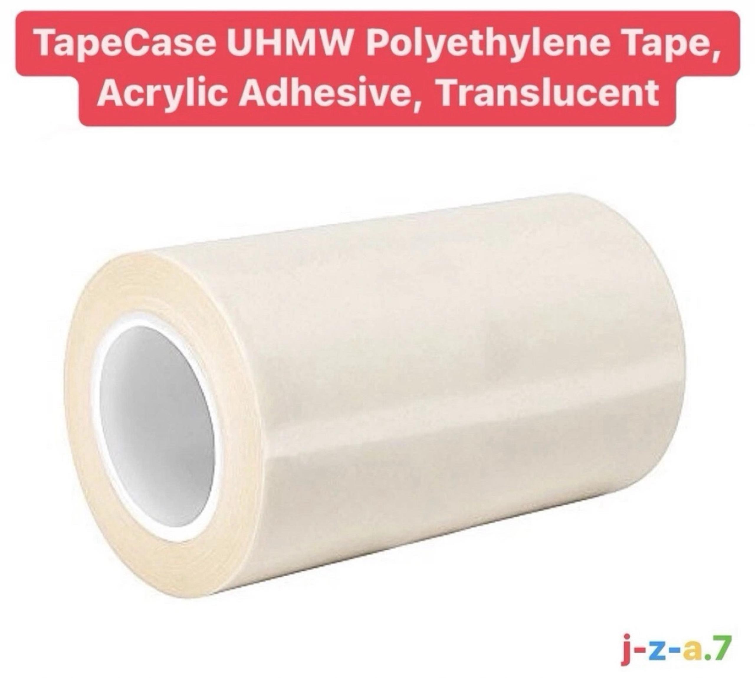 TapeCase UHMW Polyethylene Tape, Acrylic Adhesive, Translucent, 11 in x 108 in