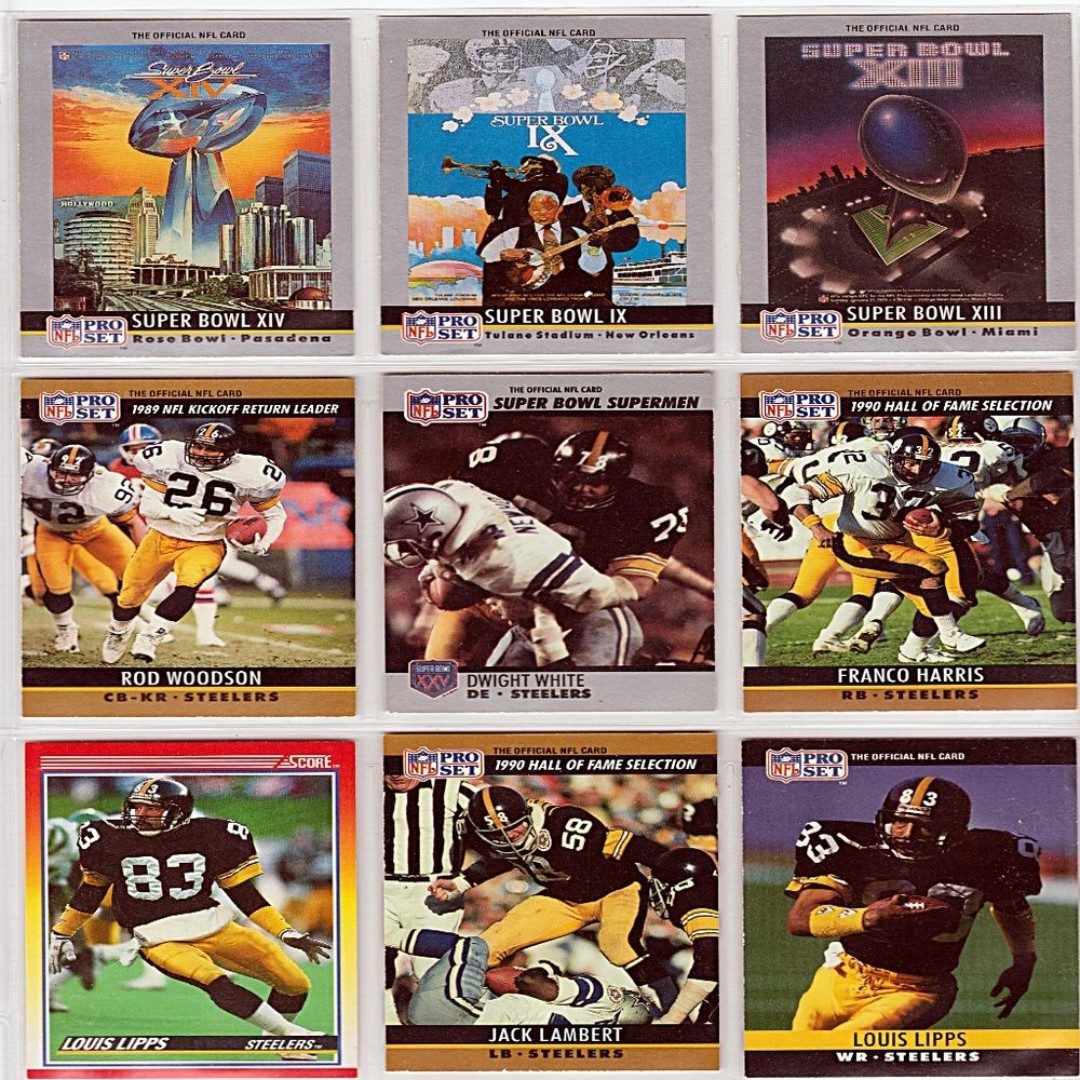 Football Cards Set Lot Pack Box 150