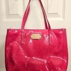 Kate spade hot pink patent Tote Bag purse handbag