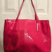 Kate spade hot pink patent Tote Bag purse handbag