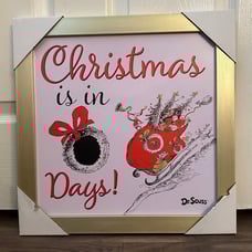 Grinch Countdown to Christmas Grinchmas sign - New with tags