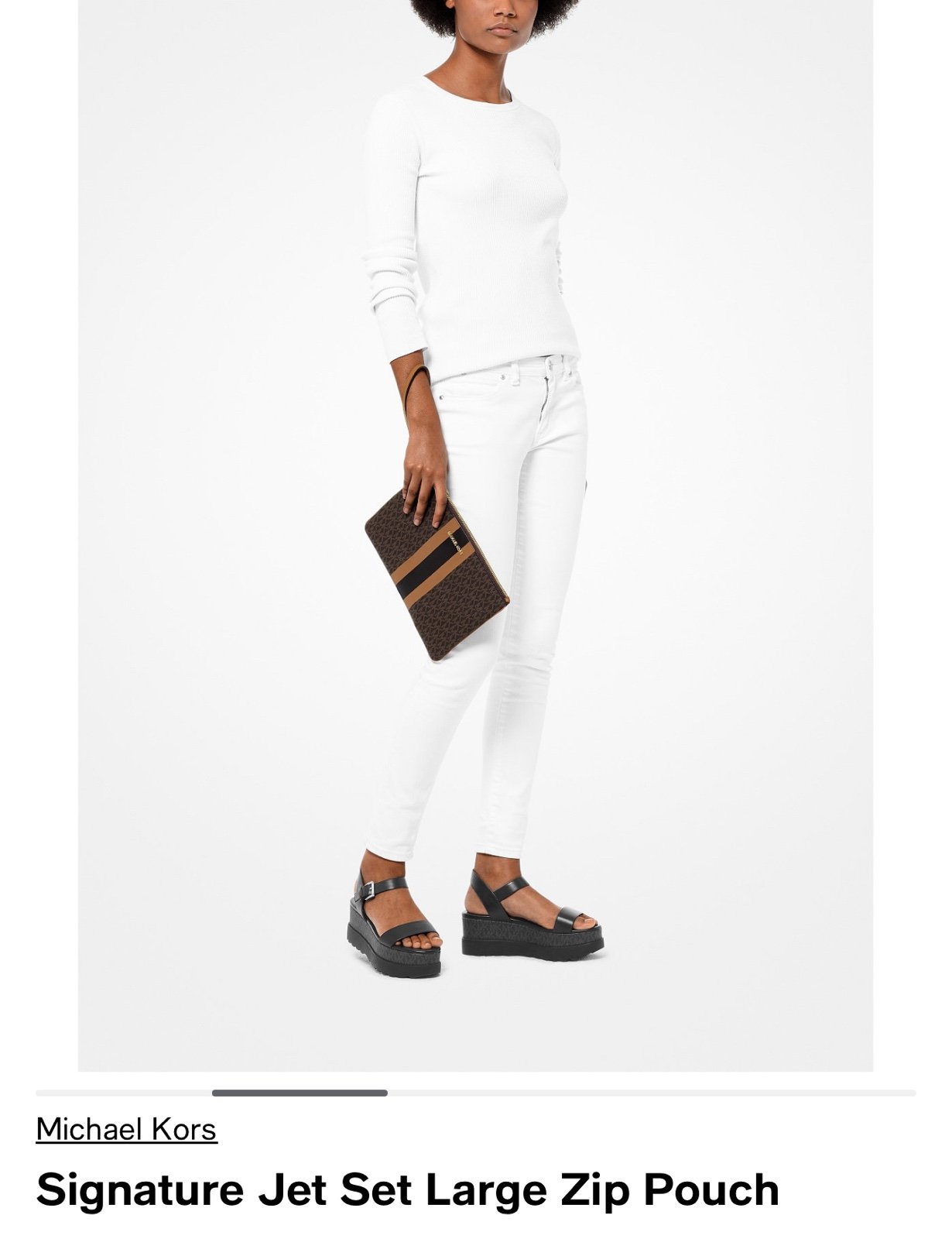 Michael kors large wristlet