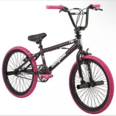 Mongoose FSG BMX 20 Wheel Kids Bike - Black Pink Was used for a few months th