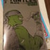 Teenage Mutant Ninja black white and green comic book foil