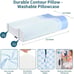 Memory Foam Pillows Neck Pillow for Pain Relief, Ergonomic Cervical Pillow Neck