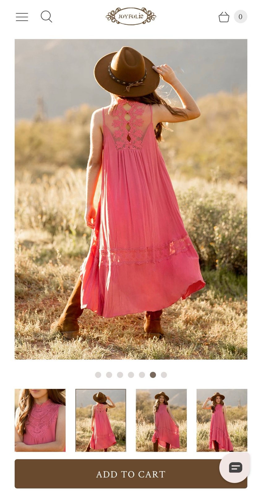 Joyfolie Delphina Dress in wild pink - NWT girls size 12