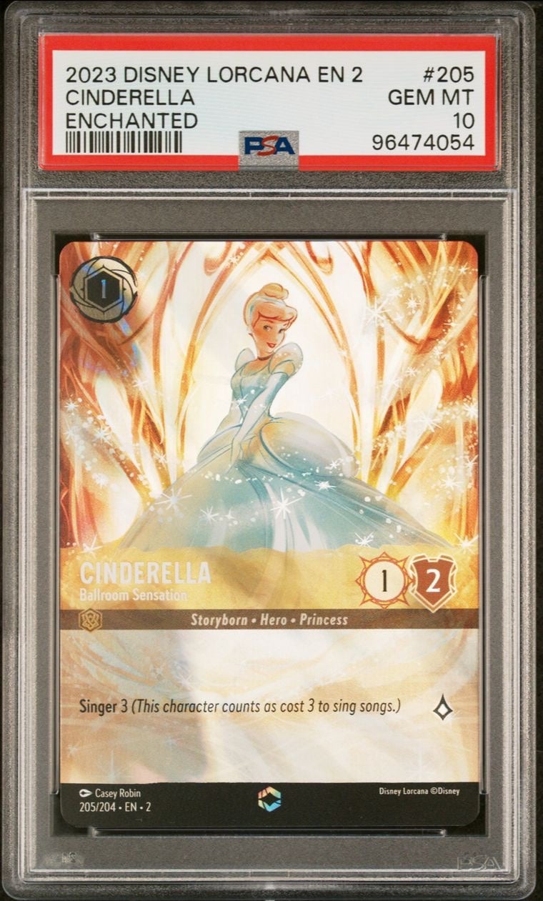 Lorcana Cinderella Enchanted PSA 10