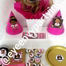 Black Girl Boss Baby Party Package