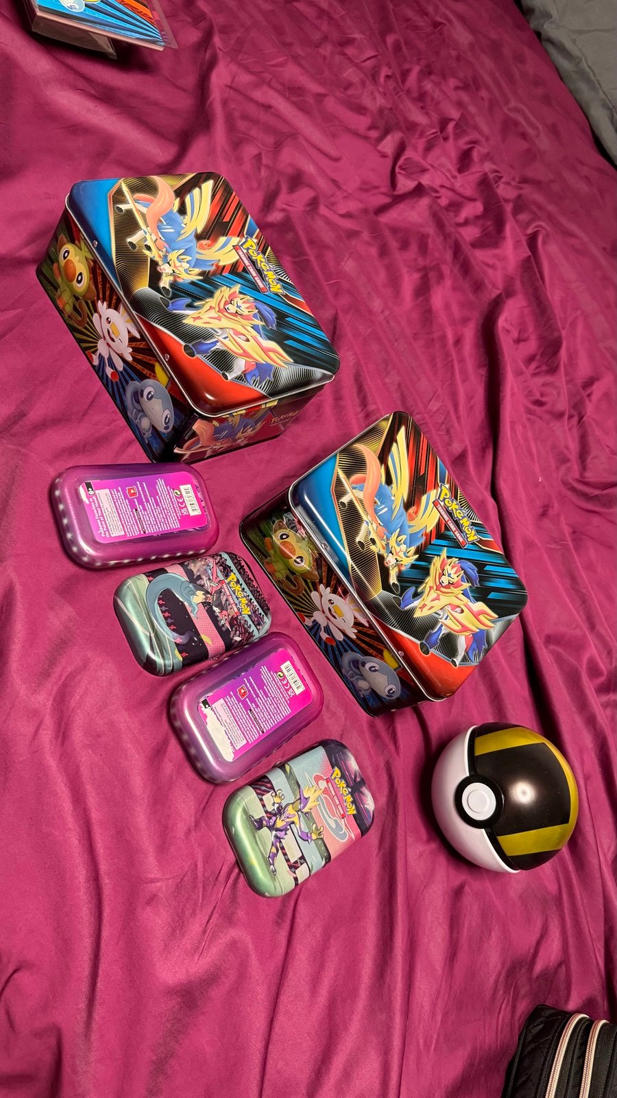 Pokemon card box tins (NOTE! box tins only)